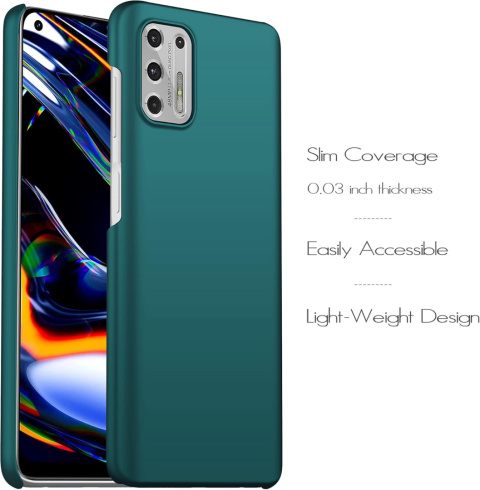 ETUI MOTOROLA MOTO G STYLUS 2021CIEMNE ZIELONE PLECKI OCHRONNE SOLIDNE