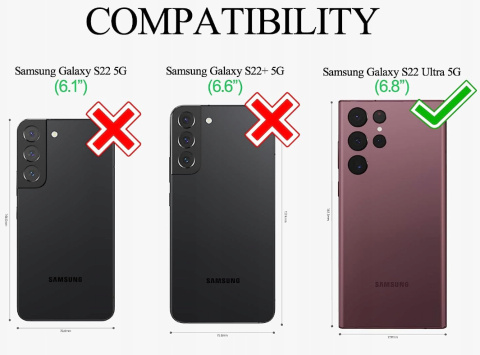 ETUI CZARNE ZAMYKANE SAMSUNG GALAXY S22 ULTRA Z KLAPKĄ ŚRODEK BRĄZOWY ETUI CZARNE ZAMYKANE SAMSUNG GALAXY S22 ULTRA Z KLAPKĄ ŚRODEK BRĄZOWY