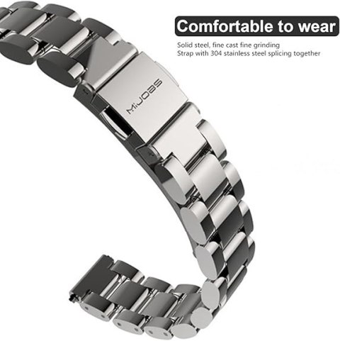 ETUI DO ZEGARKA XIAOMI MI BAND 4 /3 Z BRANSOLETĄ SREBRNY KOLOR STAL ETUI DO ZEGARKA XIAOMI MI BAND 4 /3 Z BRANSOLETĄ SREBRNY KOLOR STAL