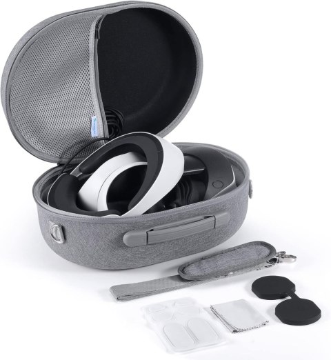 ETUI FUTERAŁ PS VR2 PRZENOŚNA TORBA NA RAMIĘ PLAYSTATION SZARY +AKCESORIA ETUI FUTERAŁ PS VR2 PRZENOŚNA TORBA NA RAMIĘ PLAYSTATION SZARY +AKCESORIA