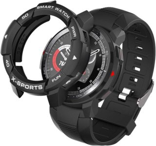 ETUI HUAWEI HONOR WATCH GS PRO CZARNE Z PASKIEM OCHRONNE WYTRZYMAŁE
