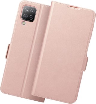 ETUI HUAWEI P40 LITE 4G JASNE RÓŻOWE POŁYSK ZAMYKANE Z KLAPKĄ OCHRONNE