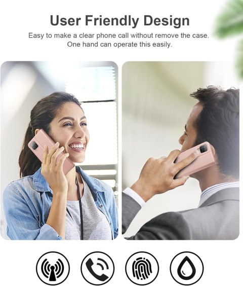 ETUI HUAWEI P40 LITE 4G JASNE RÓŻOWE POŁYSK ZAMYKANE Z KLAPKĄ OCHRONNE