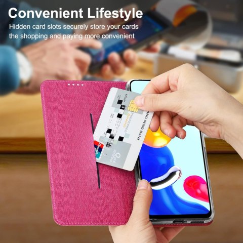 ETUI XIAOMI REDMI NOTE 11 PRO 4G/5G RÓŻOWE ZAMYKANE Z KLAPKĄ SOLIDNE ETUI XIAOMI REDMI NOTE 11 PRO 4G/5G RÓŻOWE ZAMYKANE Z KLAPKĄ SOLIDNE