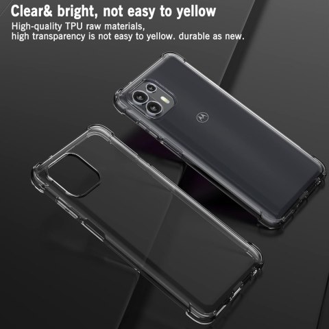 ETUI MOTOROLA EDGE 20 LITE PRZEZROCZYSTE PLECKI WYTRZYMAŁE OCHRONNE SOLIDNE