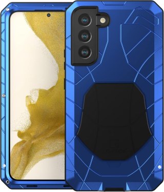 ETUI SAMSUNG GALAXY S22+ NIEBIESKIE BUMPER SOLIDNE WZMOCNIONE