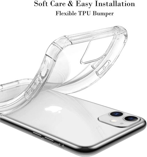 ETUI SILIKONOWE DO APPLE IPHONE 12/ IPHONE 12 PRO 6.1" BEZBARWNE LEKKIE ETUI SILIKONOWE DO APPLE IPHONE 12/ IPHONE 12 PRO 6.1" BEZBARWNE LEKKIE