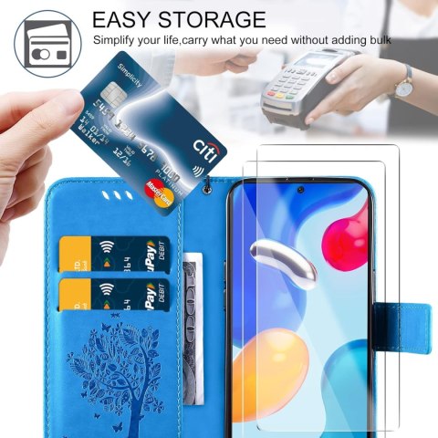ETUI ZAMYKANE MAGNES XIAOMI REDMI NOTE 10/ NOTE 10s 2SZTUKI SZKŁO HARTOWANE ETUI ZAMYKANE MAGNES XIAOMI REDMI NOTE 10/ NOTE 10s 2SZTUKI SZKŁO HARTOWANE
