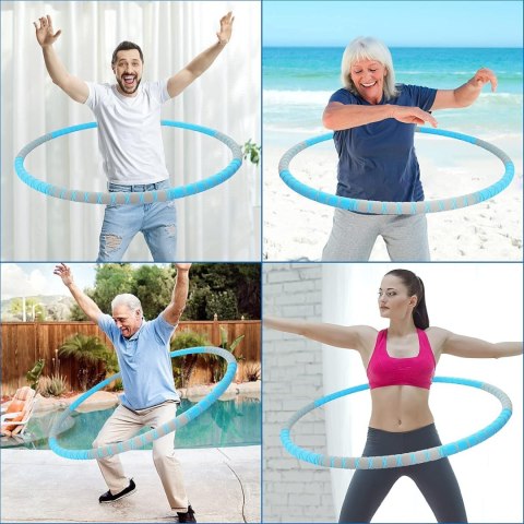 HULA HOP HOOP SKŁADANE PIANKOWE MASUJĄCE ODCHUDZAJĄCE HULA HOP HOOP SKŁADANE PIANKOWE MASUJĄCE ODCHUDZAJĄCE