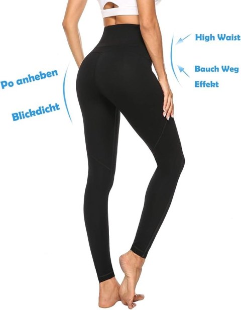 JOYSPELS DAMSKIE LEGGINSY DŁUGIE CZARNE SPORT ROZMIAR S JOYSPELS DAMSKIE LEGGINSY DŁUGIE CZARNE SPORT ROZMIAR S