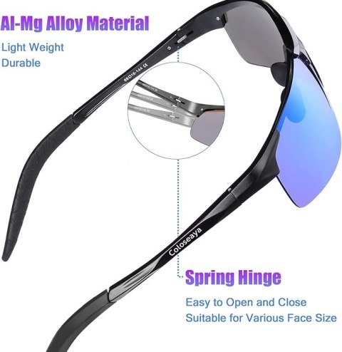 OKULARY COLOSEAYA UV400 ROWEROWE BIEGANIE GOLF OKULARY COLOSEAYA UV400 ROWEROWE BIEGANIE GOLF