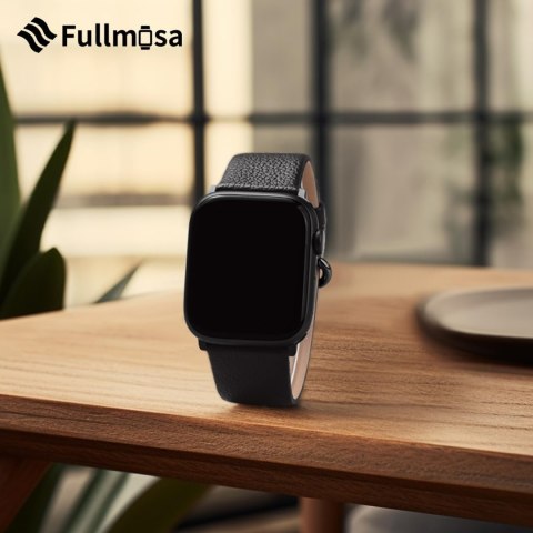 PASEK DO ZEGARKA APPLE WATCH 1/2/3/4/5/6/7/8/9/10/SE 42/44/45 CZARNY SKÓRA PASEK DO ZEGARKA APPLE WATCH 1/2/3/4/5/6/7/8/9/10/SE 42/44/45 CZARNY SKÓRA
