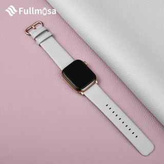 PASEK DO ZEGARKA APPLE WATCH 38/40/41mm SE/9/8/7/6/5/4/3/2/1 KREMOWY SKÓRA