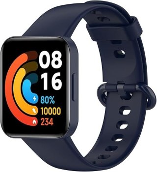 PASEK DO ZEGARKA NIEBIESKI XIAOMI MI 2/REDMI WATCH LITE 2 SILIKONOWY