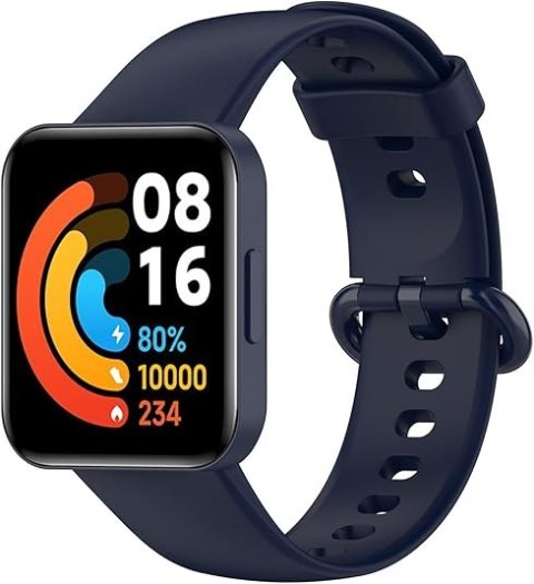 PASEK DO ZEGARKA NIEBIESKI XIAOMI MI 2/REDMI WATCH LITE 2 SILIKONOWY PASEK DO ZEGARKA NIEBIESKI XIAOMI MI 2/REDMI WATCH LITE 2 SILIKONOWY
