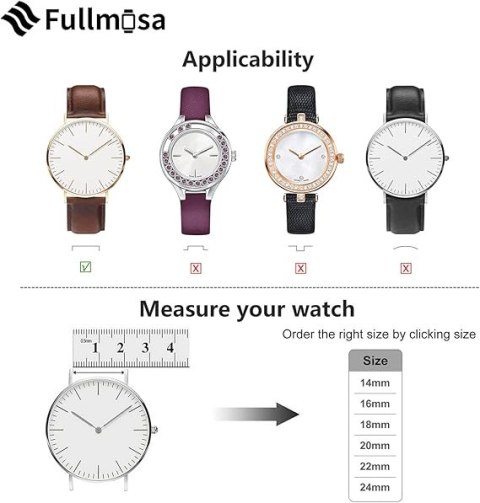 PASEK DO ZEGARKA RÓŻOWY SKÓRA UNIWERSALNY SREBRNA KLAMRA 16mm PASEK DO ZEGARKA RÓŻOWY SKÓRA UNIWERSALNY SREBRNA KLAMRA 16mm