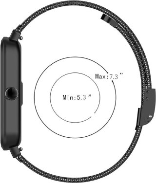 PASEK DO ZEGARKA SREBRNY STAL NIERDZEWNA SIATKA UNIWERSALNY ELEGANCKI 18mm