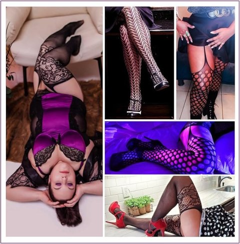 POŃCZOCHY SEXY KOBIECE RAJSTOPY WYSOKA TALIA 4 WZORY POŃCZOCHY SEXY KOBIECE RAJSTOPY WYSOKA TALIA 4 WZORY