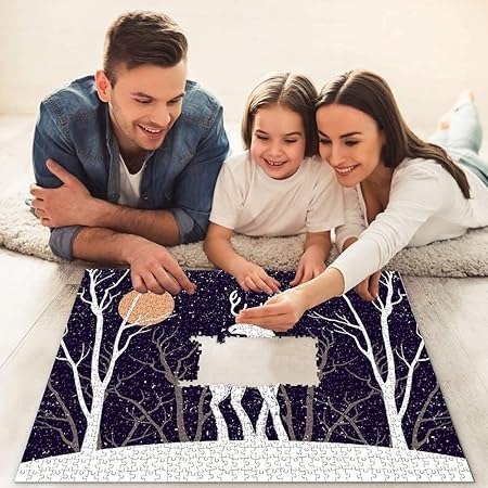 PUZZLE Z JELENIEM 1000 SZTUK GRY RODZINNE 12+ PUZZLE Z JELENIEM 1000 SZTUK GRY RODZINNE 12+