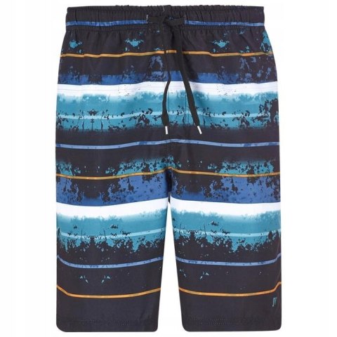 SPODENKI KĄPIELOWE MESKIE ANSTEN WZORZYSTE GRANATOWE W PASKI R. 6XL SPODENKI KĄPIELOWE MESKIE ANSTEN WZORZYSTE GRANATOWE W PASKI R. 6XL