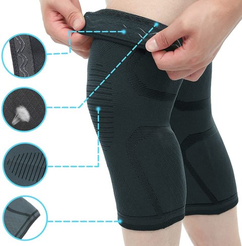 STABILIZATOR ELASTYCZNY NA KOLANO ODDYCHAJĄCY ROZMIAR L STABILIZATOR ELASTYCZNY NA KOLANO ODDYCHAJĄCY ROZMIAR L