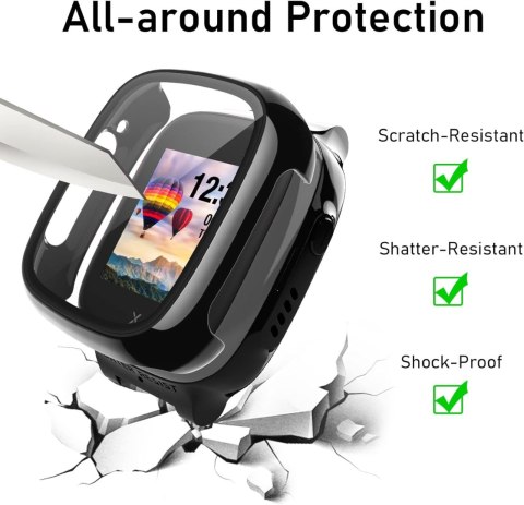2x ETUI SMARTWATCH XPLORA X5 PLAY PRZEZROCZYSTE TRANSPARENTNE OCHRONA EKRAN