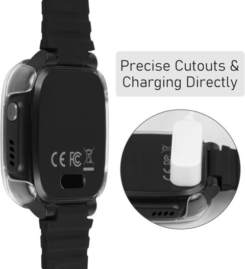 2x ETUI SMARTWATCH XPLORA X5 PLAY PRZEZROCZYSTE TRANSPARENTNE OCHRONA EKRAN