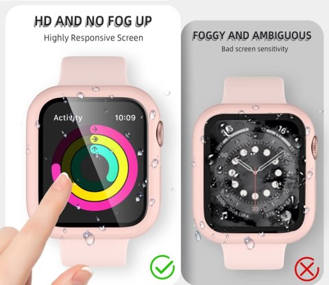 3X ETUI APPLE IWATCH SERII 7/8 41mm RÓŻOWE SREBRNE OCHRONA EKRANU SOLIDNE 3X ETUI APPLE IWATCH SERII 7/8 41mm RÓŻOWE SREBRNE OCHRONA EKRANU SOLIDNE