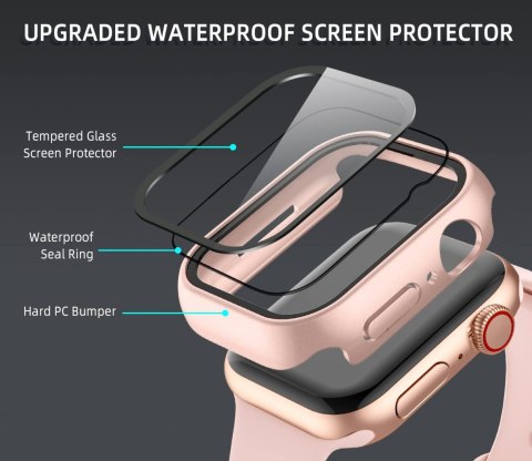 3X ETUI APPLE IWATCH SERII 7/8 41mm RÓŻOWE SREBRNE OCHRONA EKRANU SOLIDNE 3X ETUI APPLE IWATCH SERII 7/8 41mm RÓŻOWE SREBRNE OCHRONA EKRANU SOLIDNE