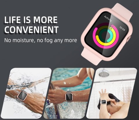 3X ETUI APPLE IWATCH SERII 7/8 41mm RÓŻOWE SREBRNE OCHRONA EKRANU SOLIDNE 3X ETUI APPLE IWATCH SERII 7/8 41mm RÓŻOWE SREBRNE OCHRONA EKRANU SOLIDNE
