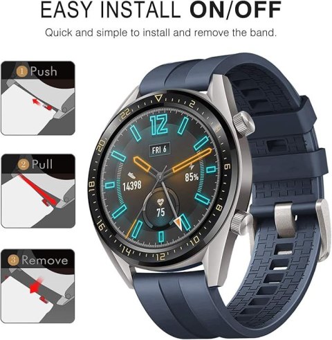 3x PASEK DO ZEGARKA Huawei Watch GT5//GT4/GT3/GT2 CZARNY NIEBIESKI BIAŁY 3x PASEK DO ZEGARKA Huawei Watch GT5//GT4/GT3/GT2 CZARNY NIEBIESKI BIAŁY