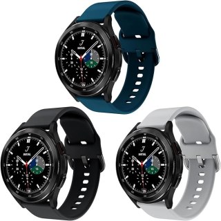 3x PASEK DO ZEGARKA SAMSUNG GALAXY WATCH 5/4/3/2 CZARNY SZARY NIEBIESKI