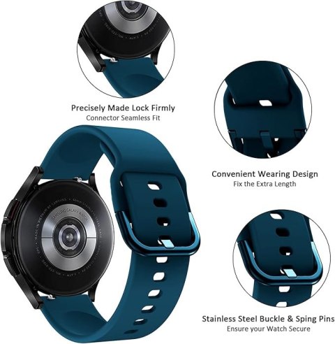 3x PASEK DO ZEGARKA SAMSUNG GALAXY WATCH 5/4/3/2 CZARNY SZARY NIEBIESKI 3x PASEK DO ZEGARKA SAMSUNG GALAXY WATCH 5/4/3/2 CZARNY SZARY NIEBIESKI