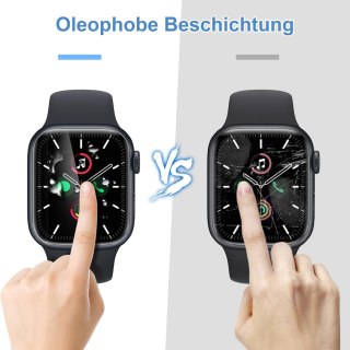 4x FOLIA OCHRONNA APPLE IWATCH SERII 9/8/7 41mm WYSOKA OCHRONA WYTRZYMAŁA