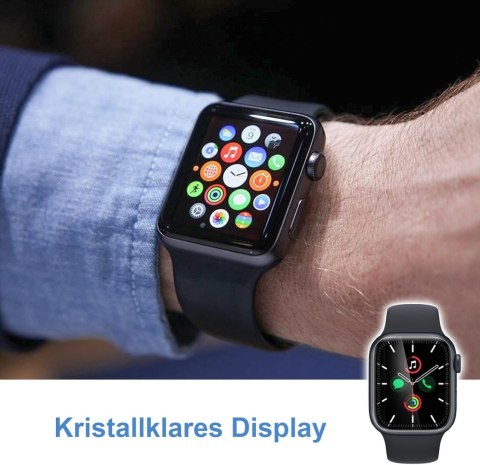 4x FOLIA OCHRONNA APPLE IWATCH SERII 9/8/7 41mm WYSOKA OCHRONA WYTRZYMAŁA 4x FOLIA OCHRONNA APPLE IWATCH SERII 9/8/7 41mm WYSOKA OCHRONA WYTRZYMAŁA