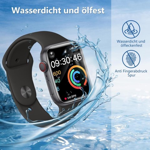 4x FOLIA OCHRONNA APPLE IWATCH SERII 9/8/7 41mm WYSOKA OCHRONA WYTRZYMAŁA