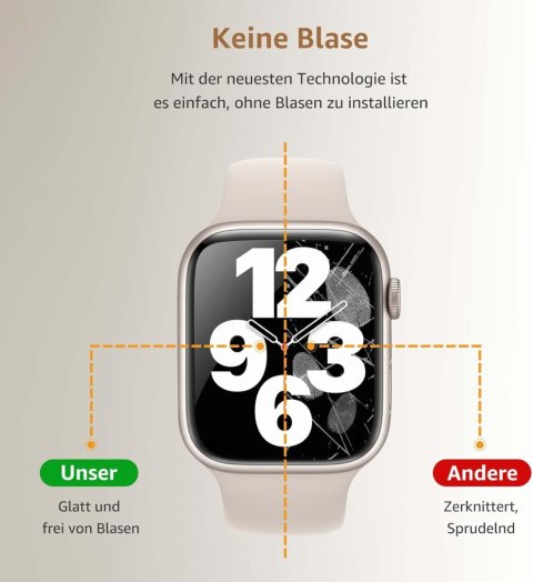 4x FOLIA OCHRONNA APPLE IWATCH SERII 9/8/7 45mm WYSOKA OCHRONA WYTRZYMAŁA 4x FOLIA OCHRONNA APPLE IWATCH SERII 9/8/7 45mm WYSOKA OCHRONA WYTRZYMAŁA
