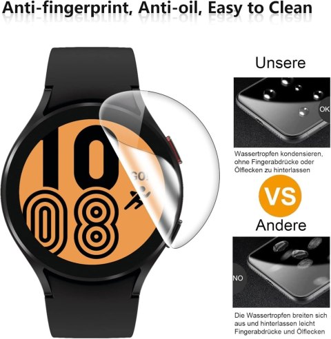 4x FOLIA OCHRONNA SAMSUNG GALAXY WATCH 4 40mm WYSOKA OCHRONA WYTRZYMAŁA
