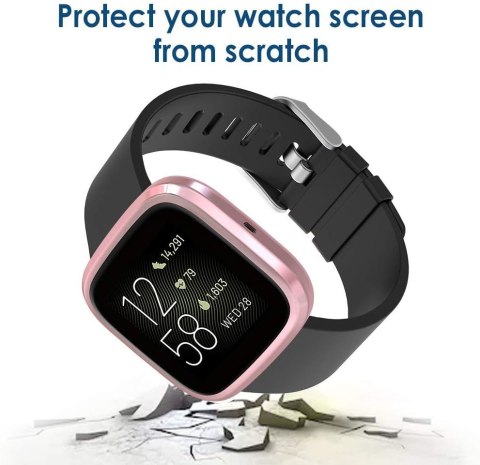 5x ETUI DO ZEGARKA FITBIT VERSA 2 ELASTYCZNE 5 KOLORÓW OCHRONA WYŚWIETLACZA