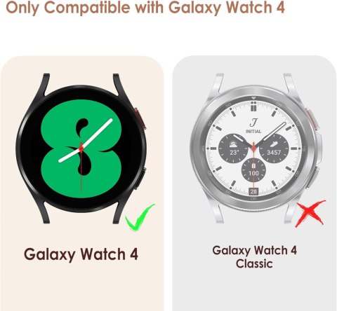 5x ETUI DO ZEGARKA SAMSUNG GALAXY WATCH 4 40mm OBUDOWA ZE SZKŁEM 5 KOLORÓW