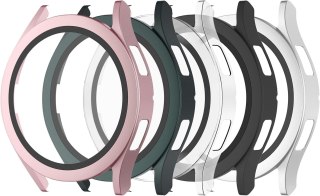 5X ETUI SAMSUNG GALAXY WATCH 4 44mm 5 KOLORÓW TWARDE OCHRONA EKRANU SOLIDNE
