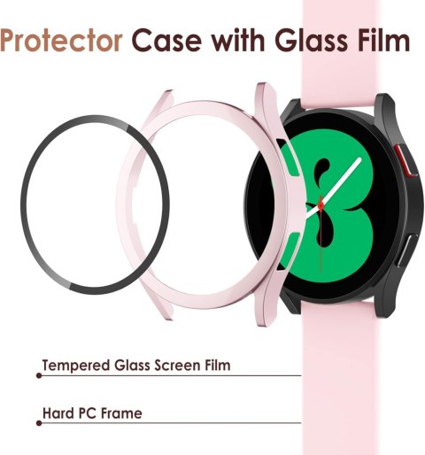5X ETUI SAMSUNG GALAXY WATCH 4 44mm 5 KOLORÓW TWARDE OCHRONA EKRANU SOLIDNE