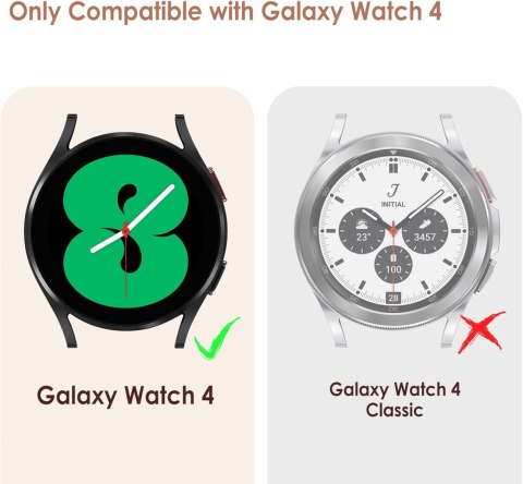 5X ETUI SAMSUNG GALAXY WATCH 4 44mm 5 KOLORÓW TWARDE OCHRONA EKRANU SOLIDNE