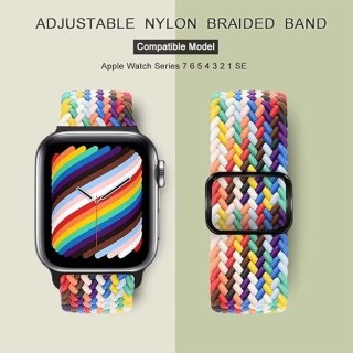 BRANSOLETA DO ZEGARKA APPLE WATCH 1/2/3/4/5/6/7/8/9/SE 38/40/41 KOLOROWA