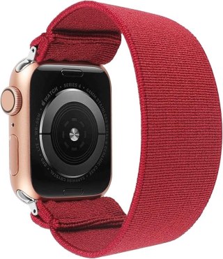 BRANSOLETA DO ZEGARKA APPLE WATCH 1/2/3/4/5/6/7/8/9/SE 38/40/41mm CZERWONA