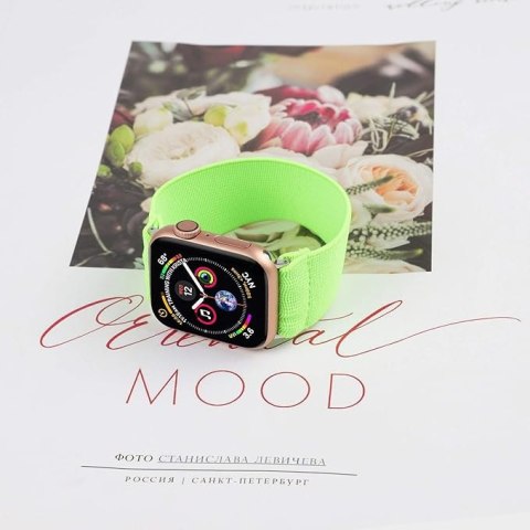 BRANSOLETA DO ZEGARKA APPLE WATCH 1/2/3/4/5/6/7/8/9/SE 38/40/41mm ZIELONA BRANSOLETA DO ZEGARKA APPLE WATCH 1/2/3/4/5/6/7/8/9/SE 38/40/41mm ZIELONA