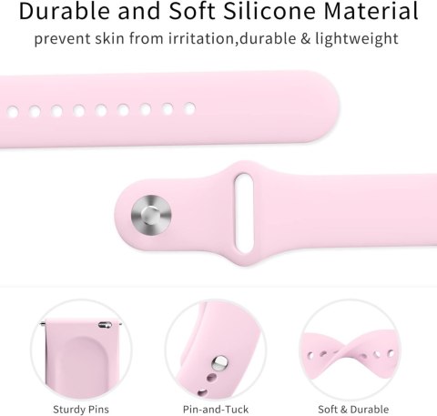 BRANSOLETA DO ZEGARKA FITBIT VERSA 1/2/LITE RÓŻOWY SILIKON WODOODPORNY BRANSOLETA DO ZEGARKA FITBIT VERSA 1/2/LITE RÓŻOWY SILIKON WODOODPORNY