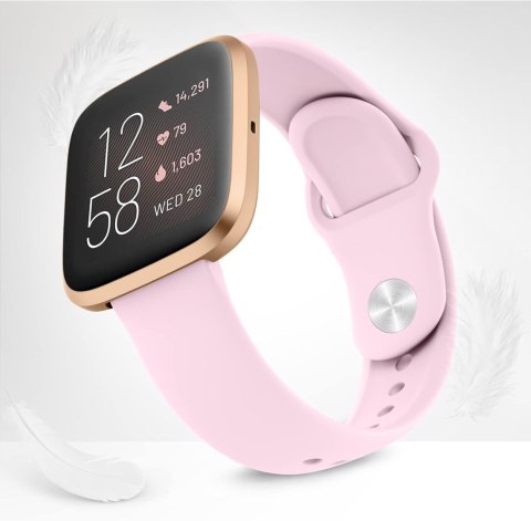 BRANSOLETA DO ZEGARKA FITBIT VERSA 1/2/LITE RÓŻOWY SILIKON WODOODPORNY BRANSOLETA DO ZEGARKA FITBIT VERSA 1/2/LITE RÓŻOWY SILIKON WODOODPORNY