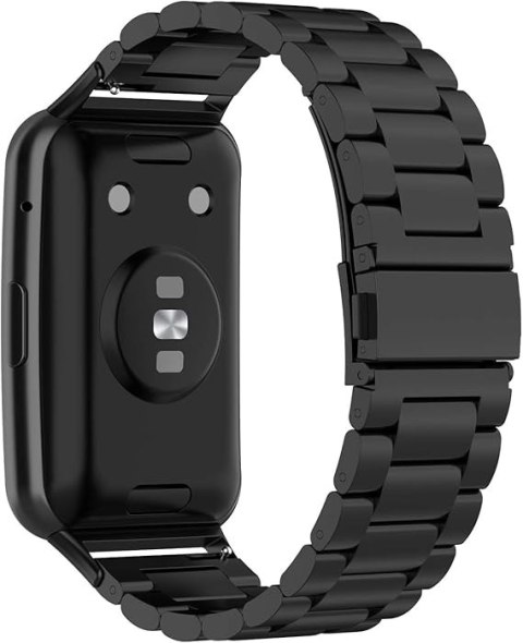 BRANSOLETA DO ZEGARKA Huawei Watch FIT Smart CZARNA STAL NIERDZEWNA BRANSOLETA DO ZEGARKA Huawei Watch FIT Smart CZARNA STAL NIERDZEWNA