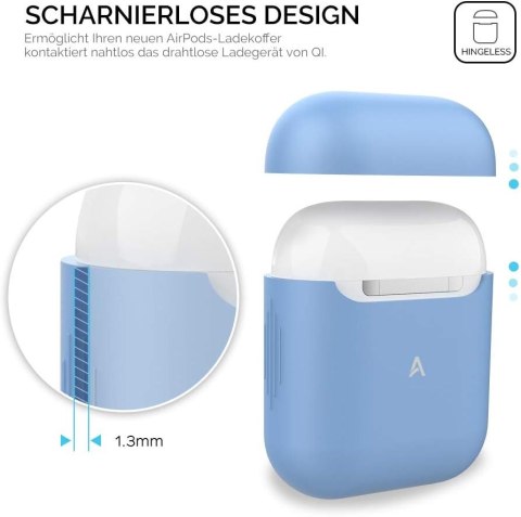 ETUI APPLE AIRPODS 2019 NIEBIESKIE BŁĘKITNE ELASTYCZNE WYTRZYMAŁE SOLIDNE ETUI APPLE AIRPODS 2019 NIEBIESKIE BŁĘKITNE ELASTYCZNE WYTRZYMAŁE SOLIDNE